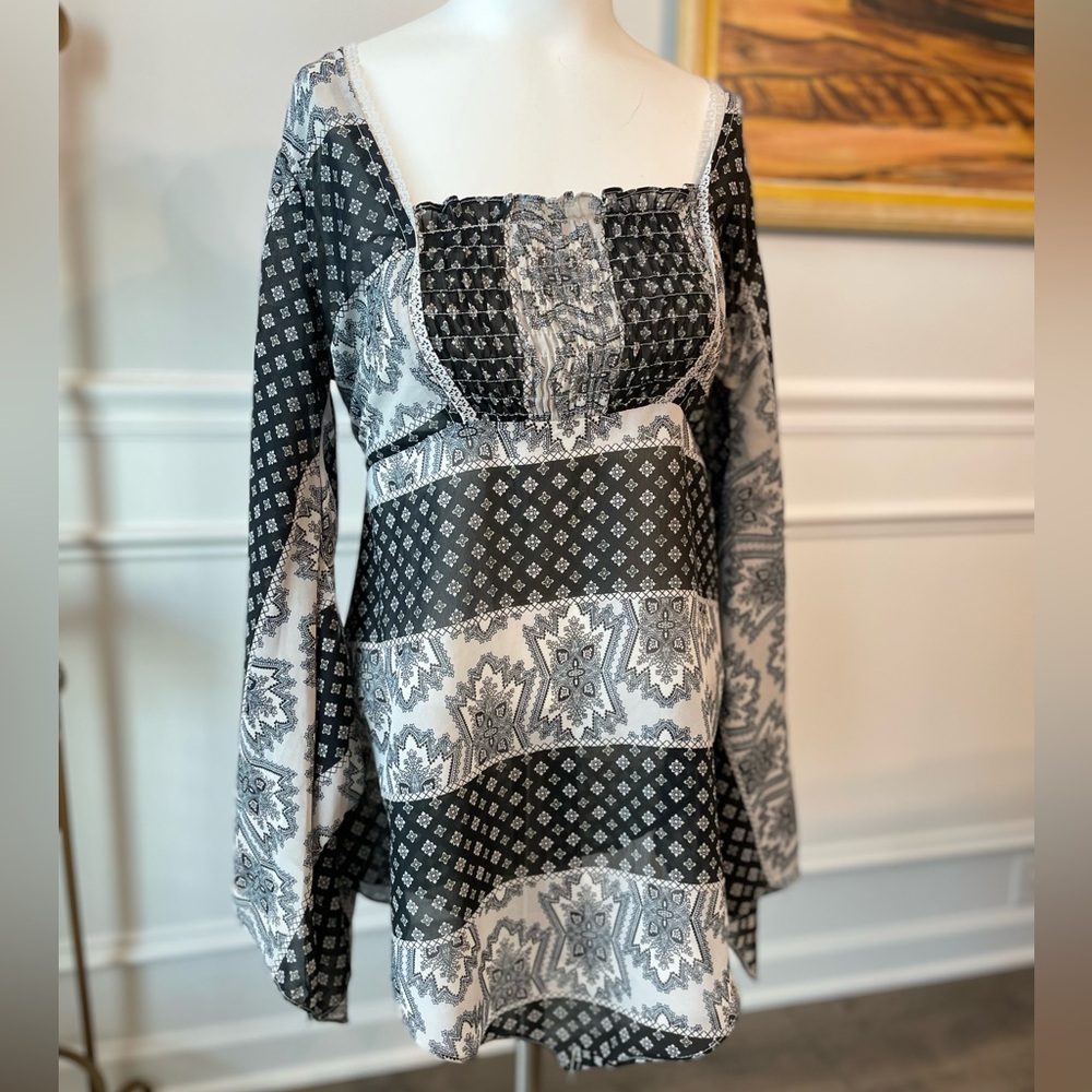 Bohemian Flowy Tunic